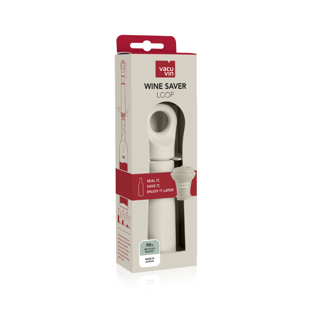 VACU VIN WINE SAVER LOOP SAND | 1 STOPPER