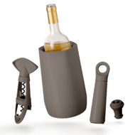 Vacu Vin Wine Set Host Graphite
