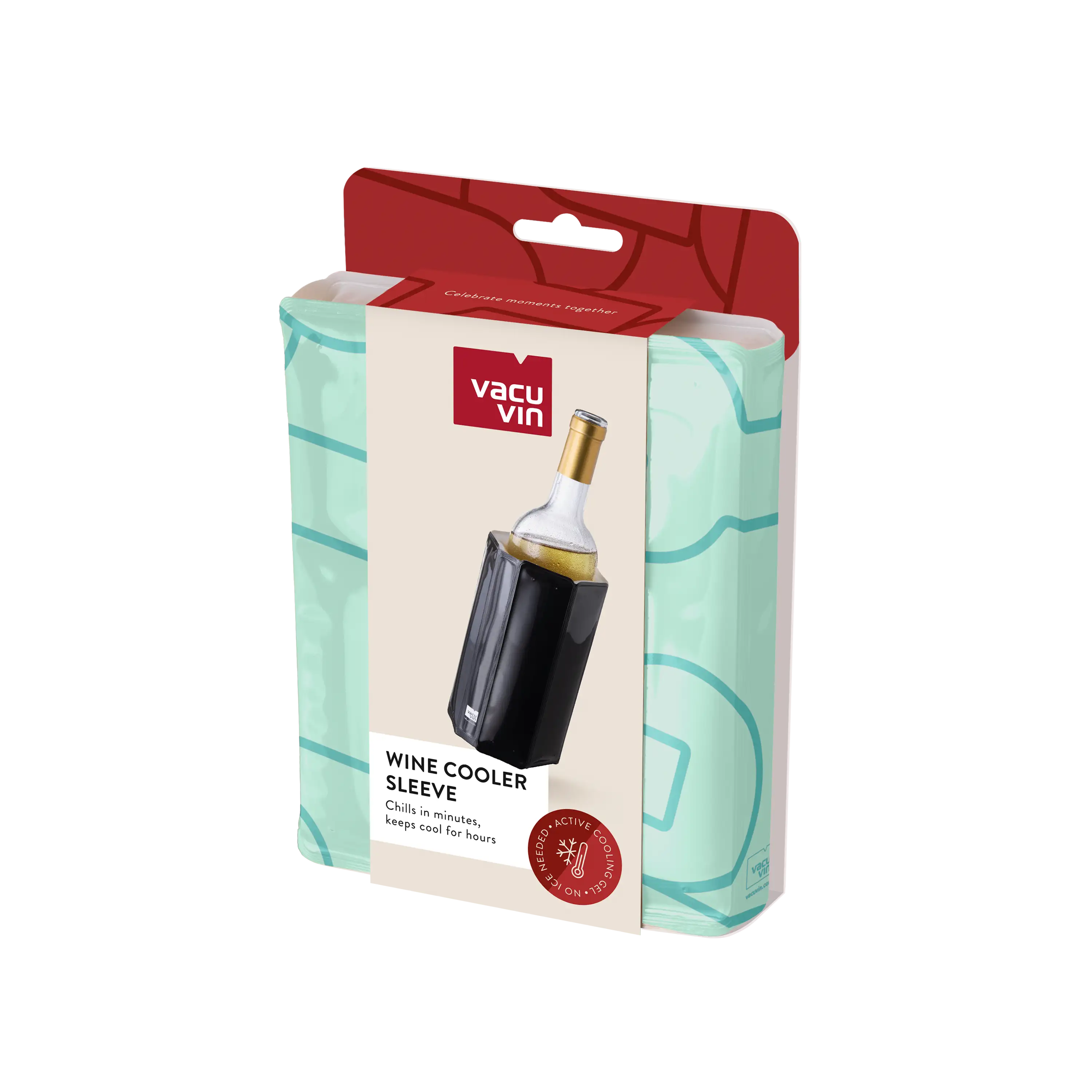 Vacu Vin Wine Cooler sleeve Jade