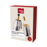 Vacu Vin Active Coolers Wine & Champagne Silver