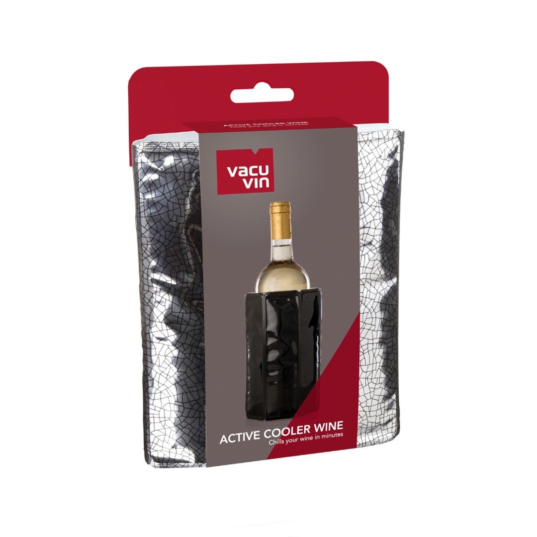 VACU VIN ACTIVE COOLER WINE ELEGANT BLACK