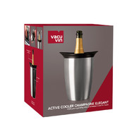 VACU VIN ACTIVE COOLER CHAMPAGNE ELEGANT STAINLESS STEEL