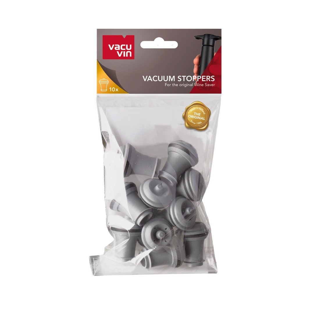 VACU VIN VAACUM WINE STOPPER GREY