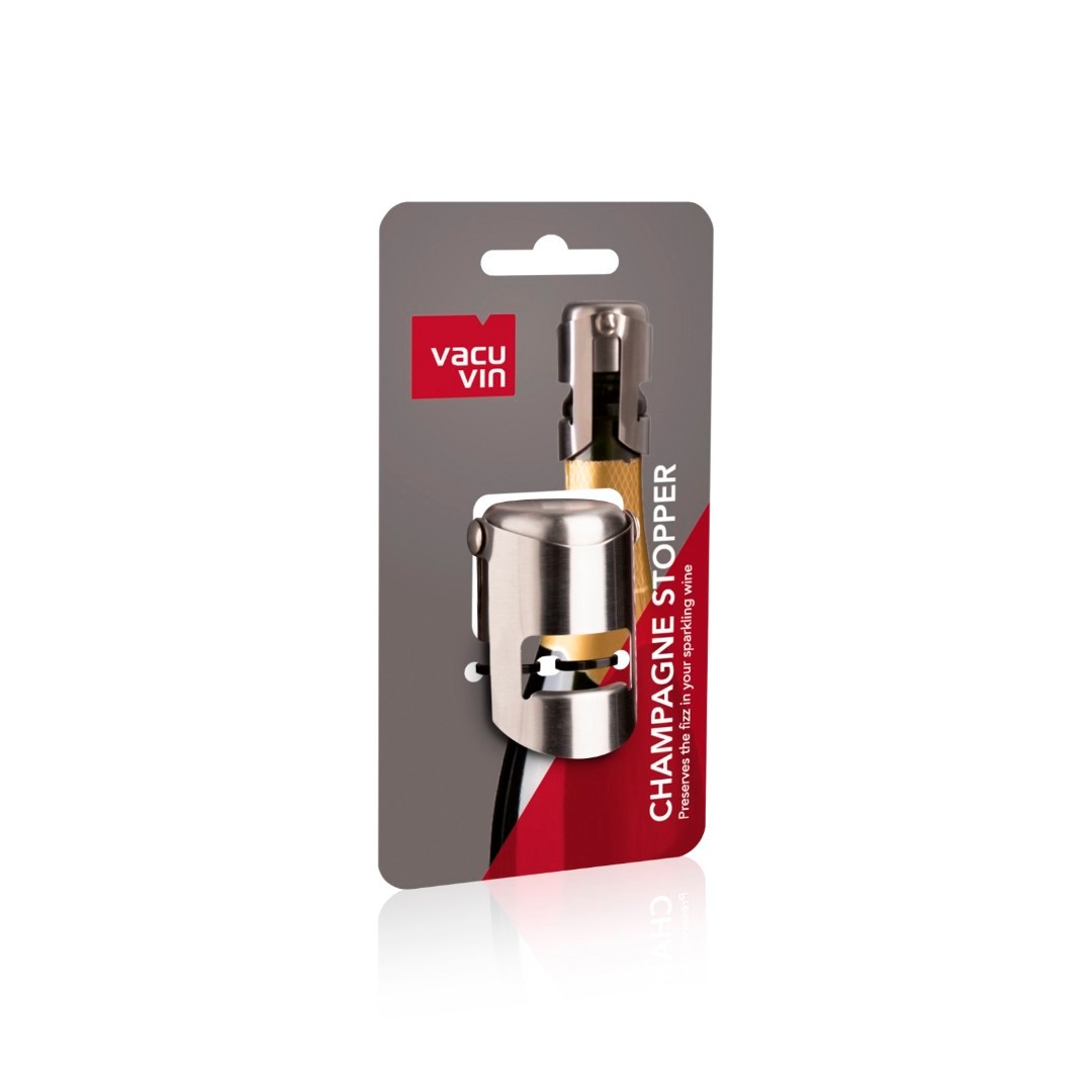 VACU VIN CHAMPAGNE STOPER STAINLESS STEEL